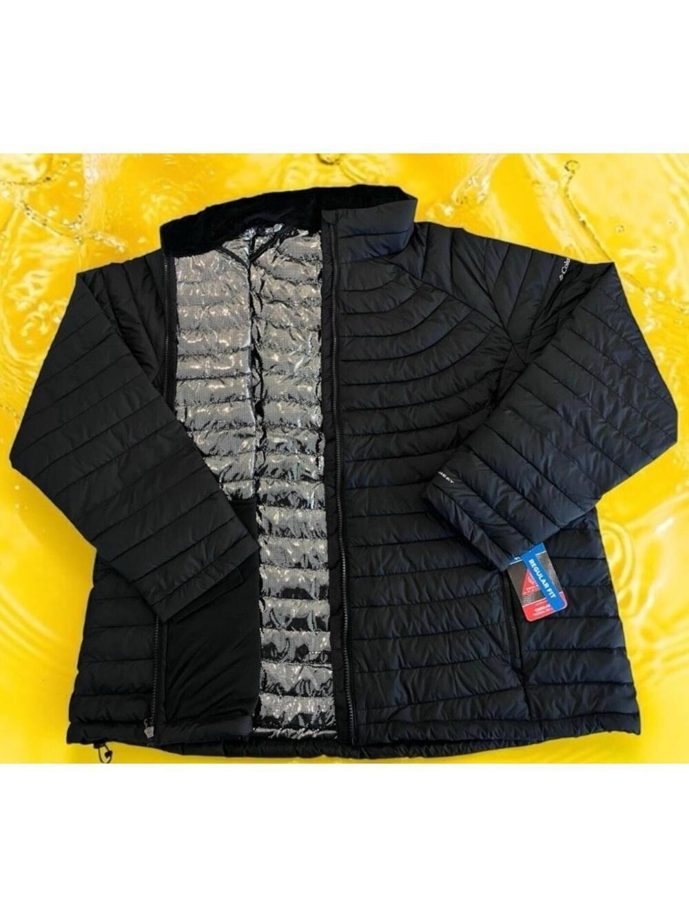 COLUMBIA WHITE OUT FS Women’s Size 3X OMNI HEAT JACKET Black XW8770